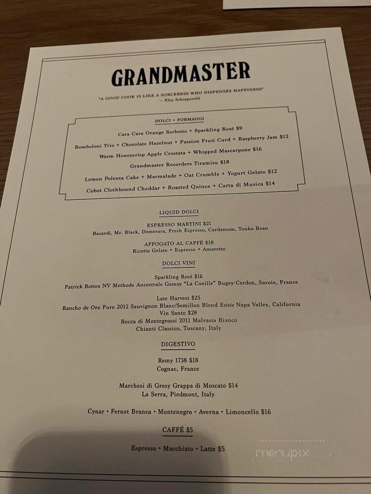 Grandmaster Recorders - Los Angeles, CA menu_pic