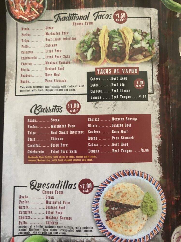 Tacos El Fogon - Bellflower, CA menu_pic