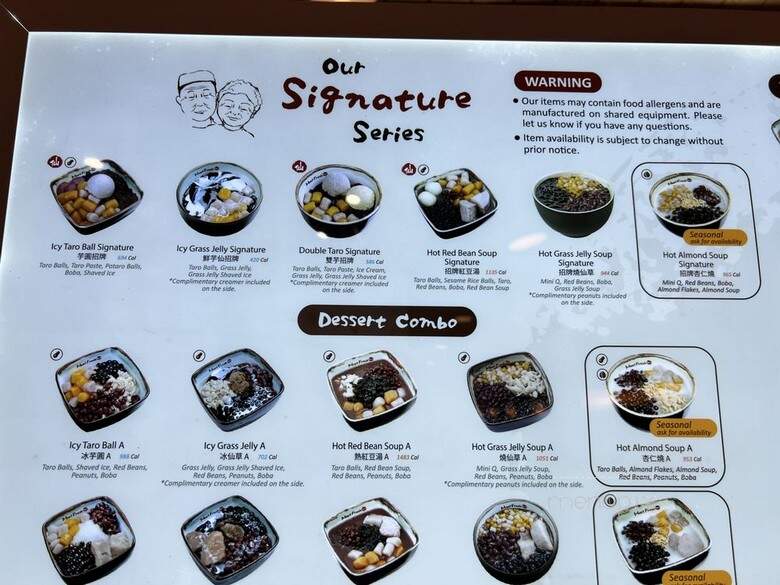 Meet Fresh - Westminster, CA menu_pic