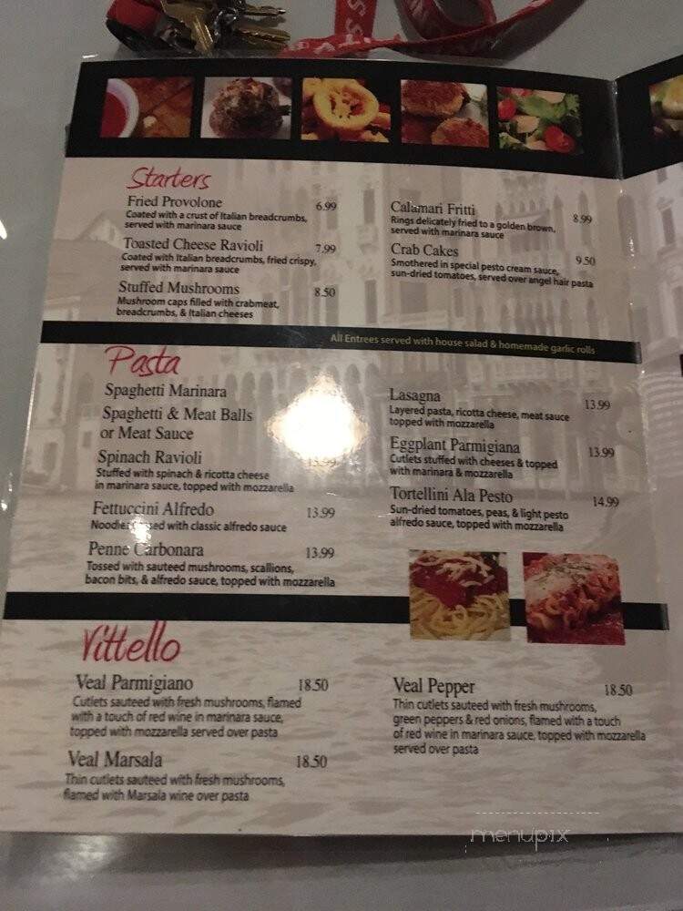 Angelo's Italian Restaurant - Evansville, IN menu_pic