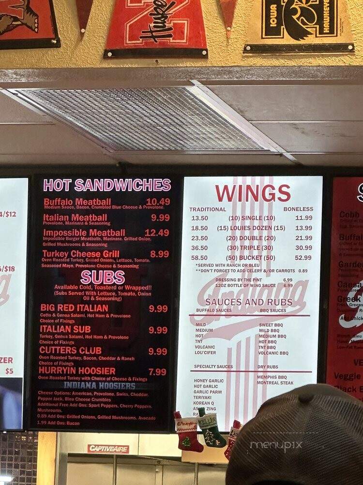 Buffa Louie's - Bloomington, IN menu_pic