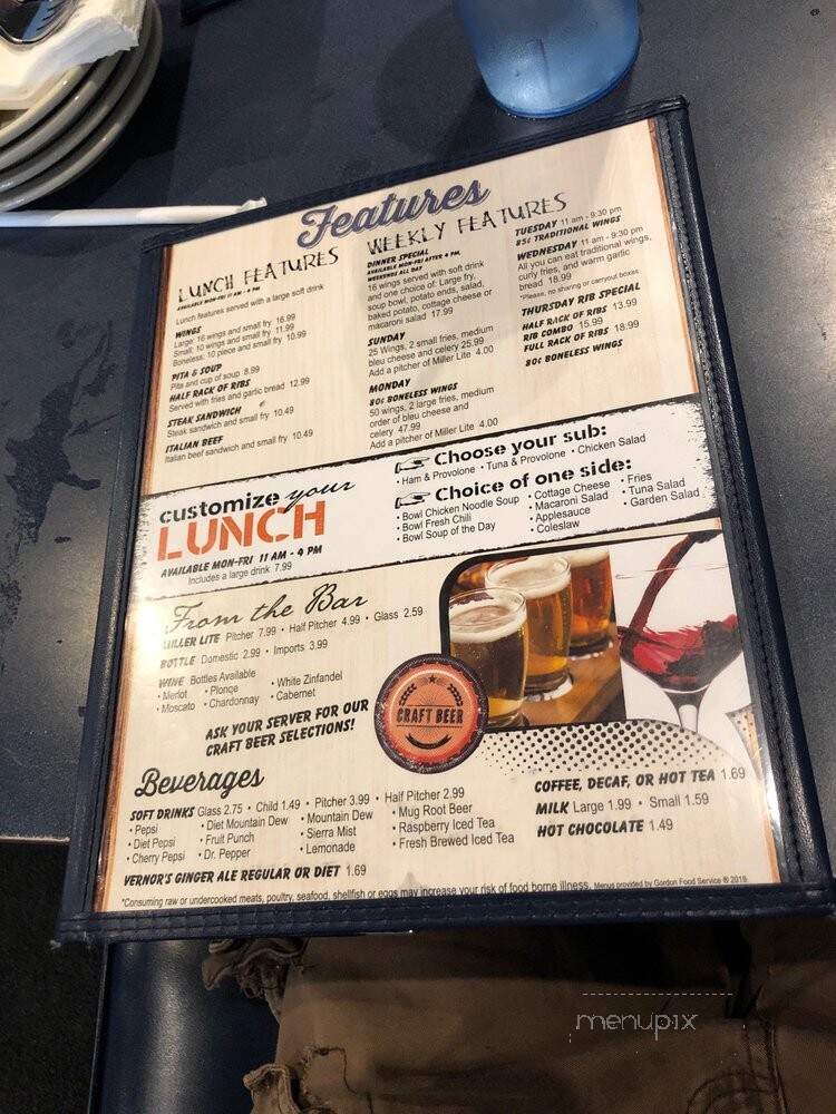 Buffalo Wings & Ribs - Fort Wayne, IN menu_pic