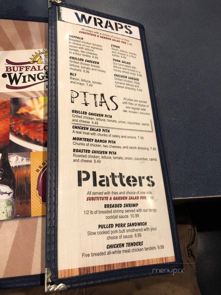 Buffalo Wings & Ribs - Fort Wayne, IN menu_pic
