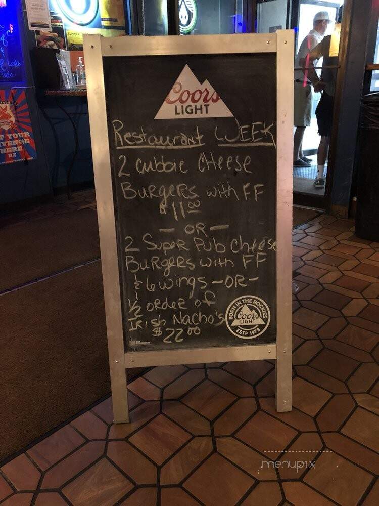 C J's Pub - South Bend, IN menu_pic