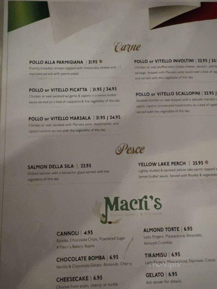Carmela's - South Bend, IN menu_pic