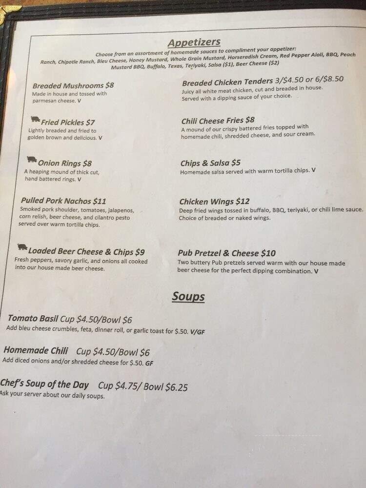 Carolina Grill - Whitestown, IN menu_pic