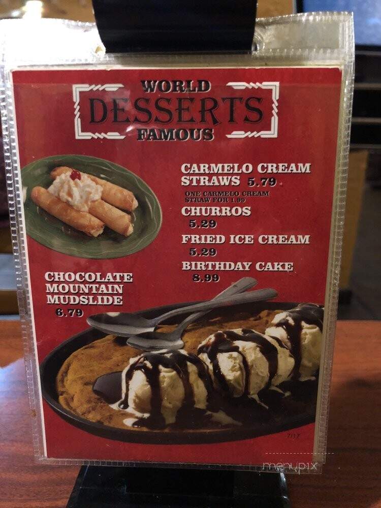 Hacienda Mexican Restaurants - Evansville, IN menu_pic