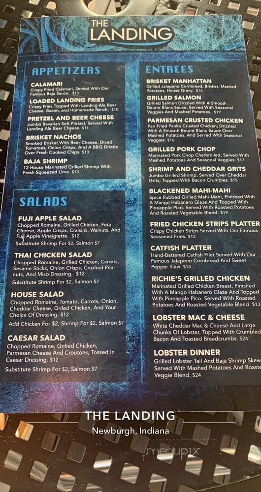 La Veranda - Newburgh, IN menu_pic