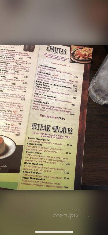 Los Tres Caminos - Martinsville, IN menu_pic