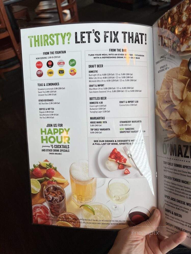 O'Charley's - Bloomington, IN menu_pic
