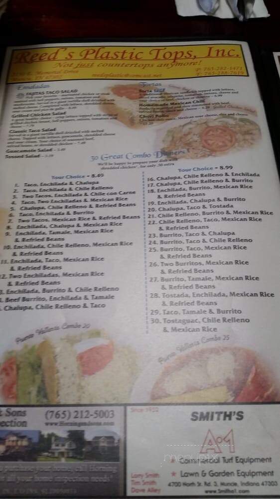 Puerto Vallarta Mexican Restaurant - Muncie, IN menu_pic