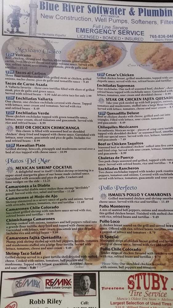Puerto Vallarta Mexican Restaurant - Muncie, IN menu_pic