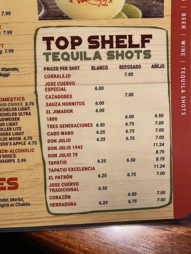 Puerto Vallarta Mexican Restaurant - Muncie, IN menu_pic