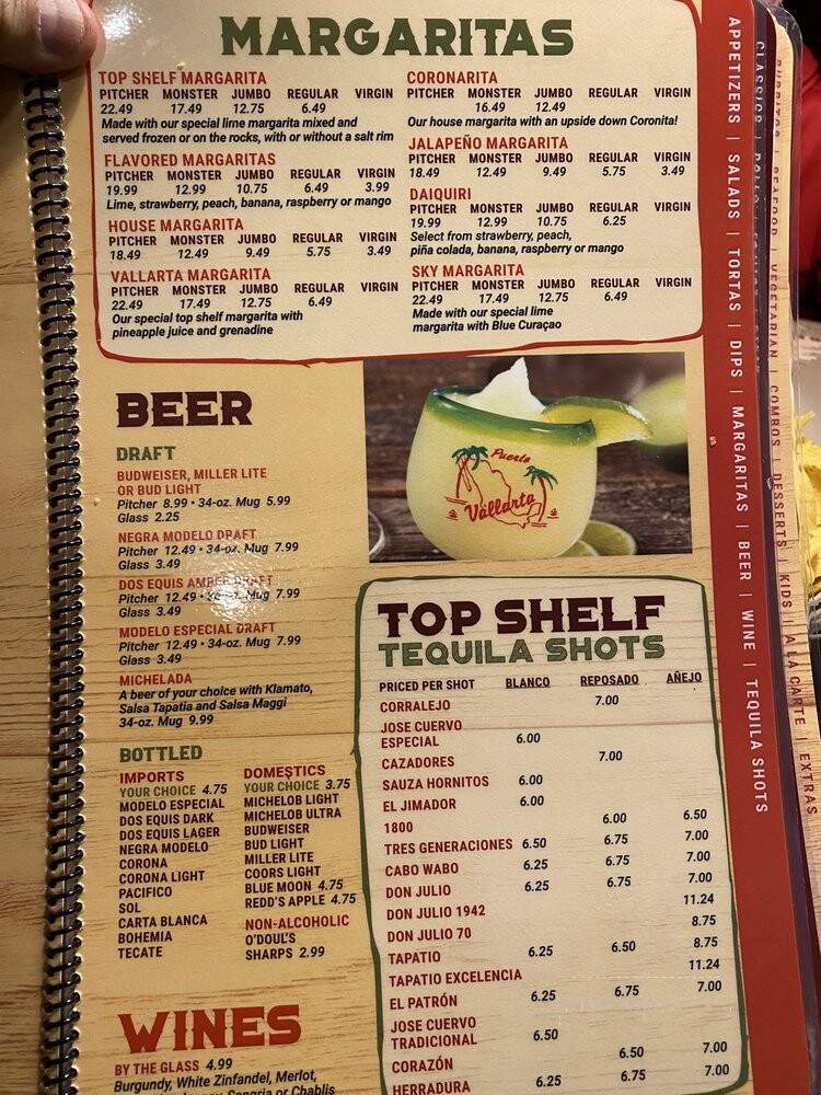 Puerto Vallarta Mexican Restaurant - Muncie, IN menu_pic