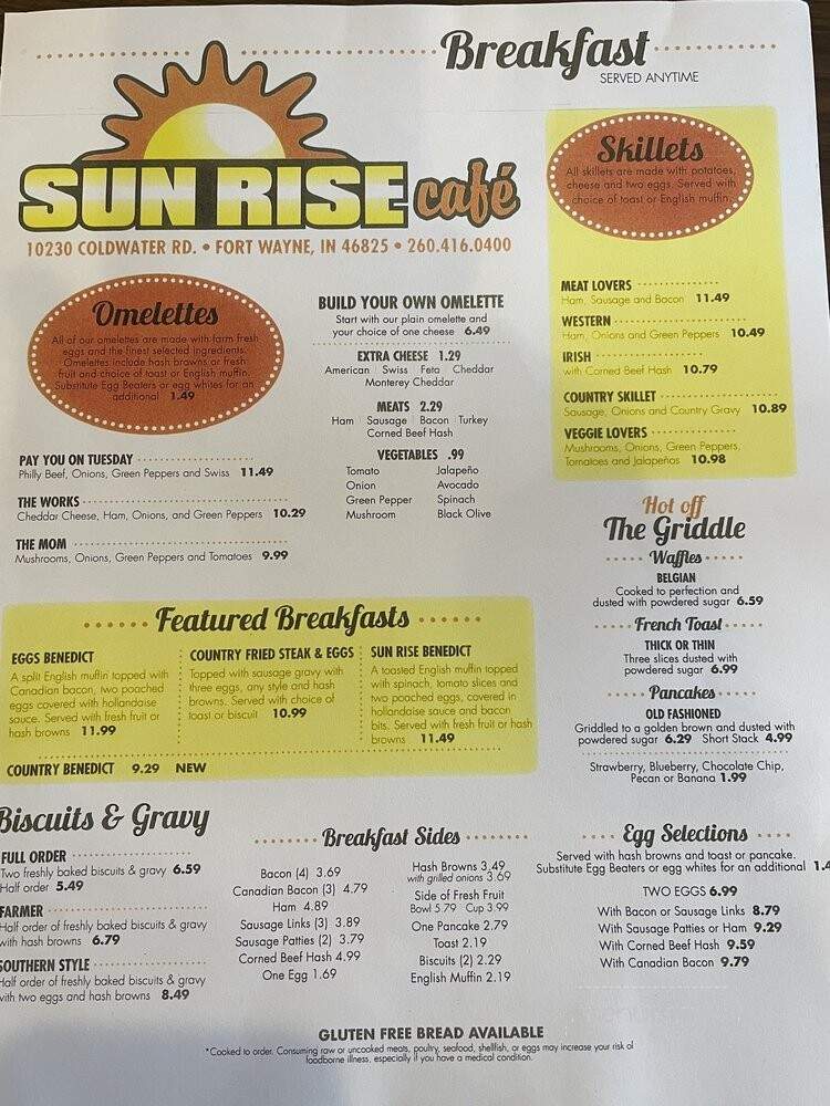 Scoop - Fort Wayne, IN menu_pic