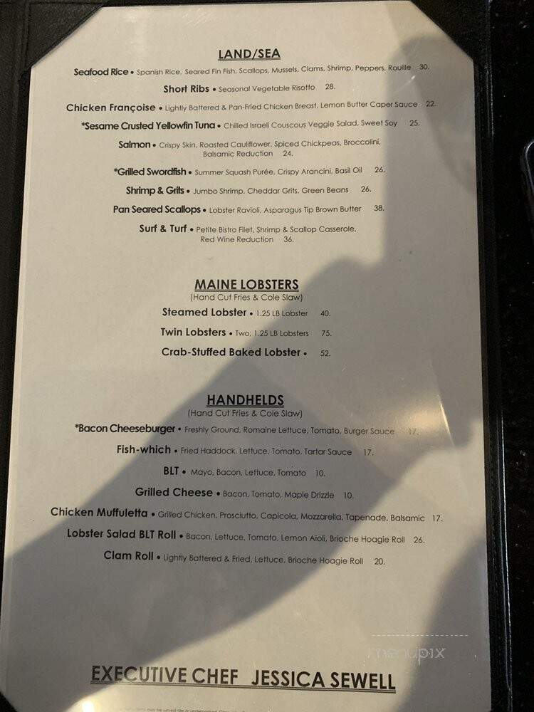 Fish Restaurant & Wine Bar - Marlborough, MA menu_pic