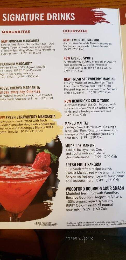 99 Restaurant & Pub - Salem, MA menu_pic