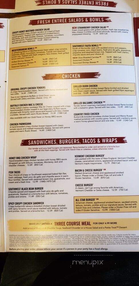 99 Restaurant & Pub - Salem, MA menu_pic