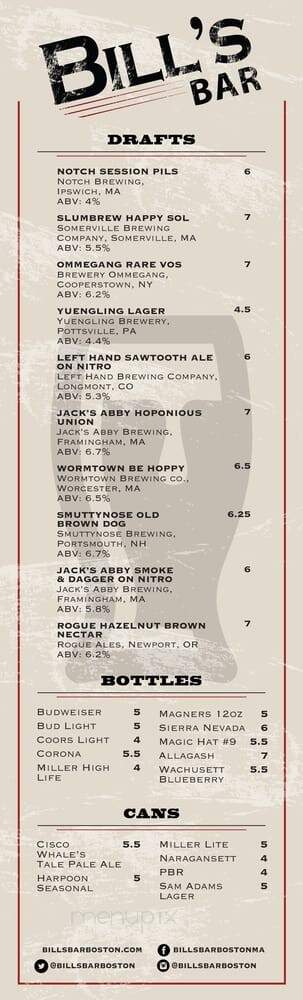 Bill's Bar & Lounge - Boston, MA