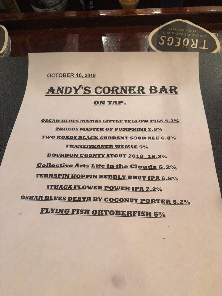 Andy's Corner Bar - Bogota, NJ