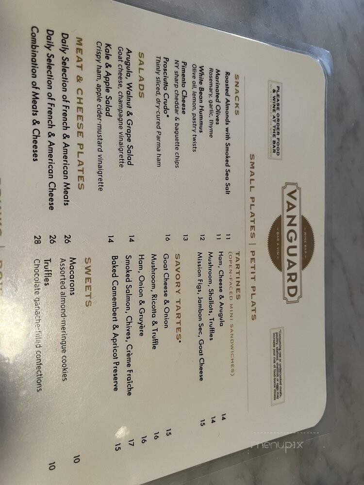 Vanguard Wine Bar - New York, NY