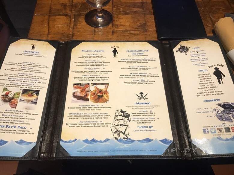 Pat'e Palo Bar & Grill - New York, NY menu_pic