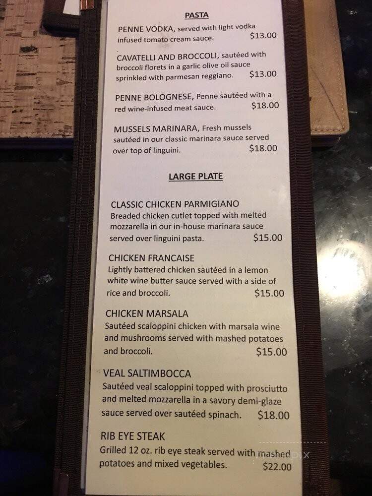 Tree Tavern - Wanaque, NJ menu_pic
