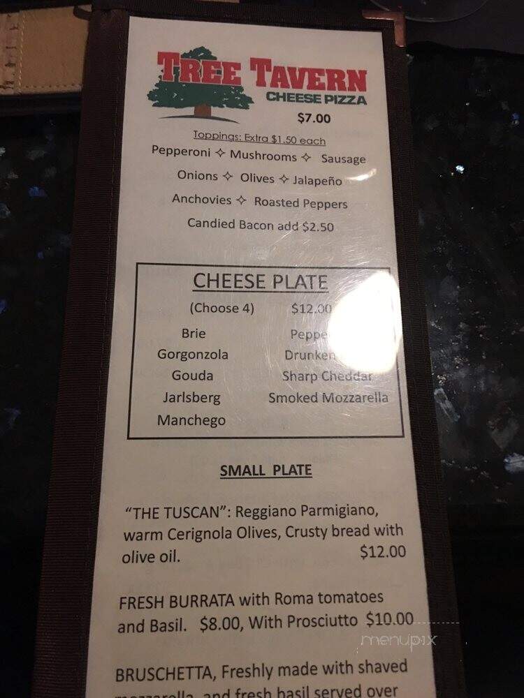 Tree Tavern - Wanaque, NJ menu_pic