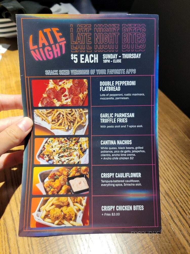 Dave & Busters - Pelham Manor, NY menu_pic