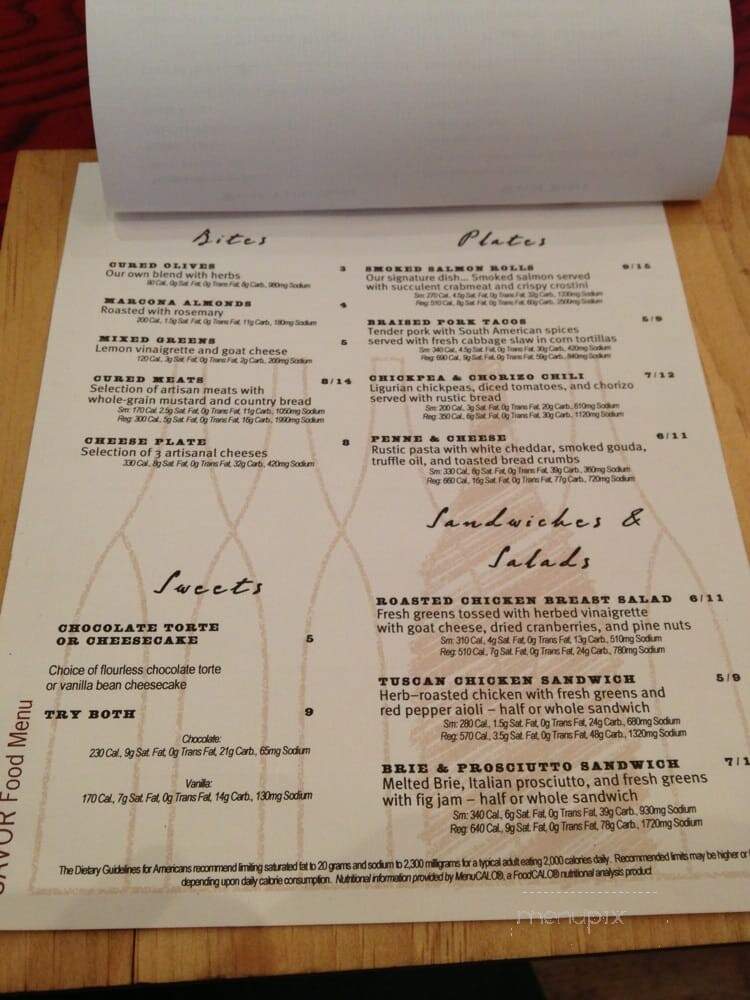 Vino Volo - Philadelphia, PA menu_pic