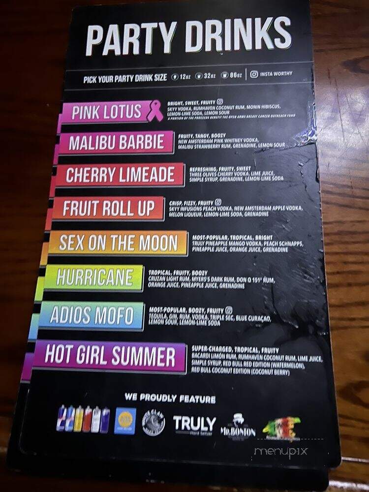 Howl at the Moon - Philadelphia, PA menu_pic