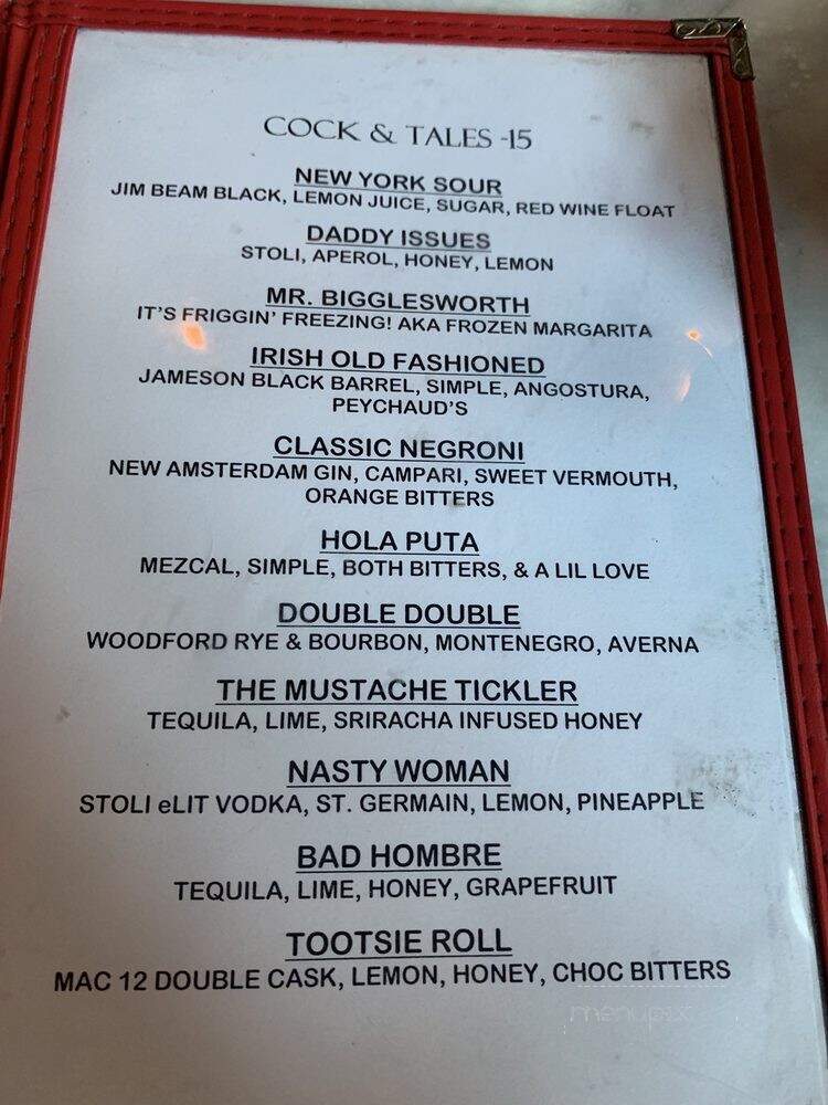 Rochelle's - New York, NY menu_pic