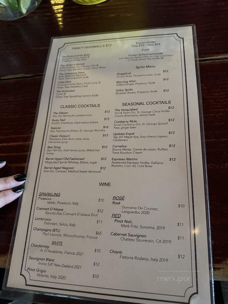 The Gibson - Brooklyn, NY menu_pic