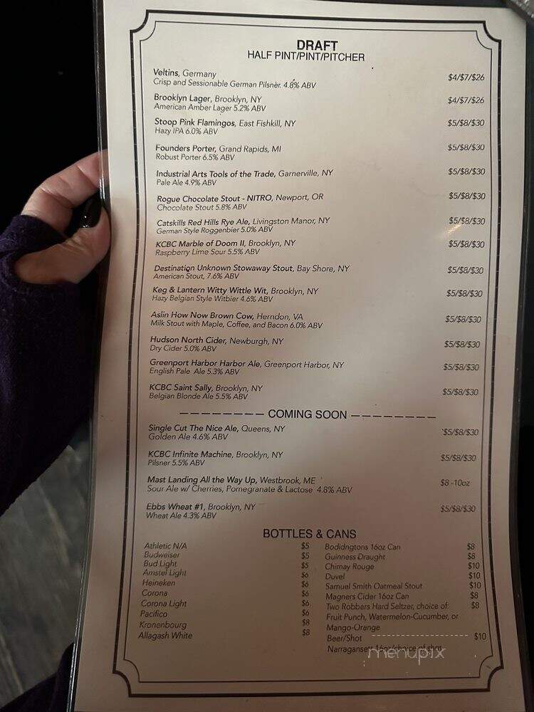 The Gibson - Brooklyn, NY menu_pic