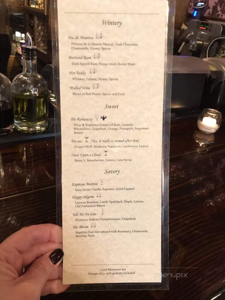 Drink - Brooklyn, NY menu_pic