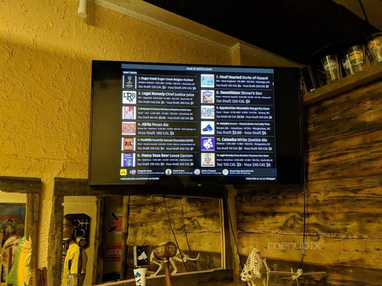 Main Street Bottle Shop - Rock Hill, SC menu_pic