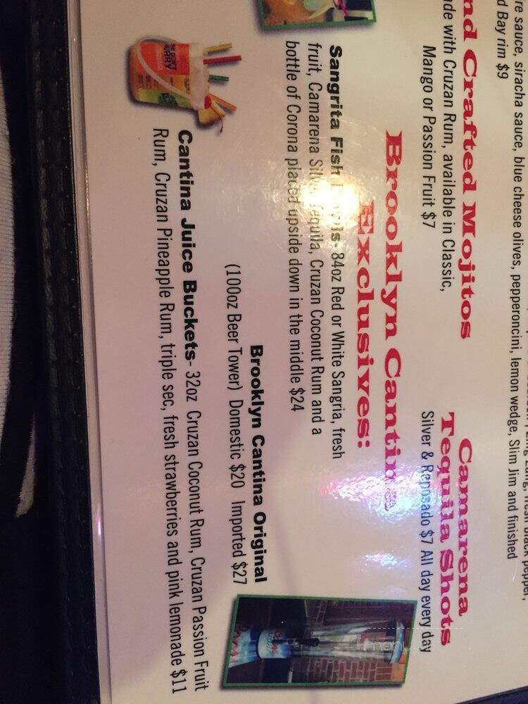 Brooklyn Cantina - Johns Creek, GA menu_pic
