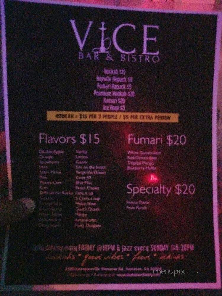 Vice Bar & Bistro - Suwanee, GA