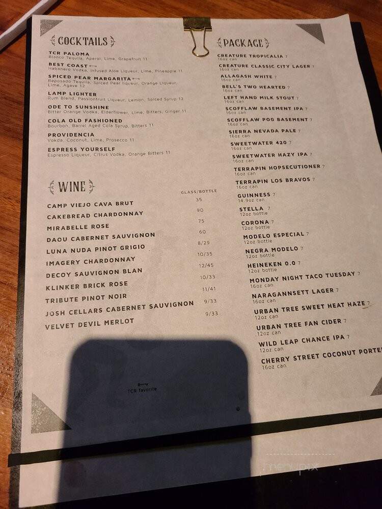 The GA Chapter Room - Sandy Springs, GA menu_pic