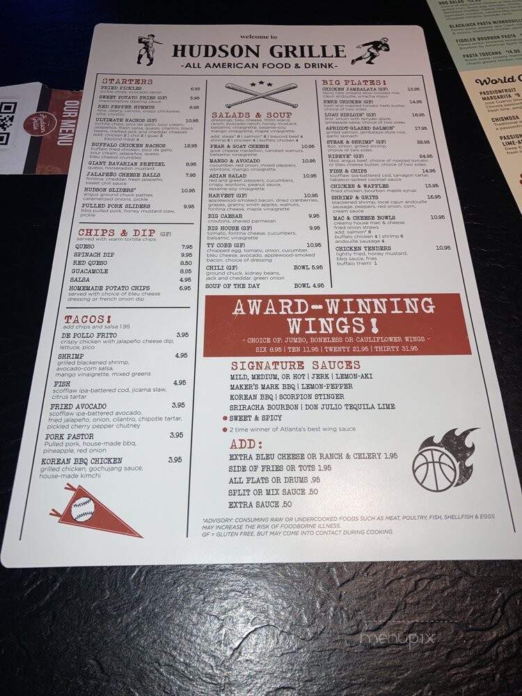 Hudson Grille Kennesaw - Kennesaw, GA menu_pic