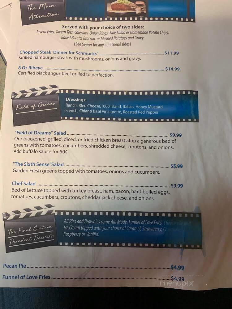 Cinema Tavern Reel Sports Bar & Grill - Villa Rica, GA menu_pic