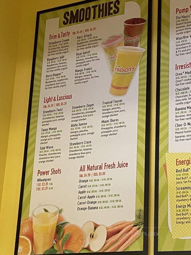 Froots - Bedford, MA menu_pic