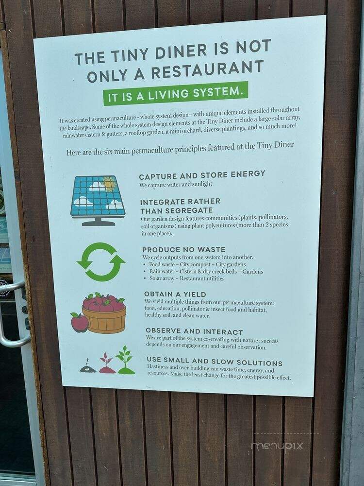 Tiny Diner - Minneapolis, MN menu_pic