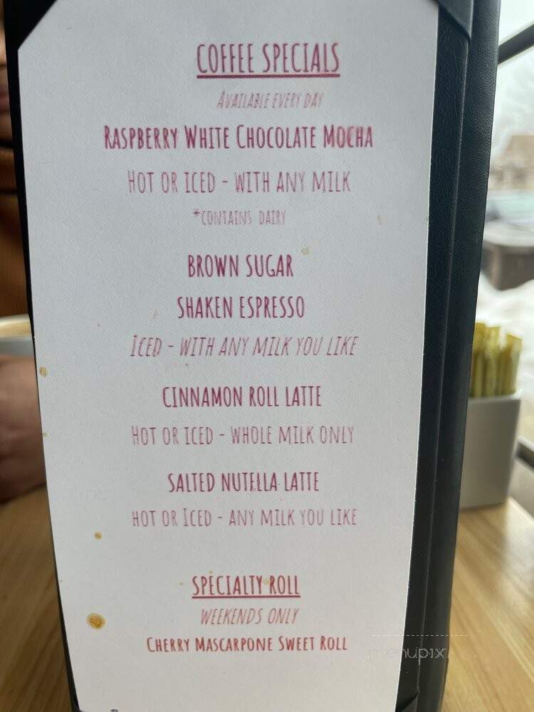 Colossal Cafe - Saint Paul, MN menu_pic