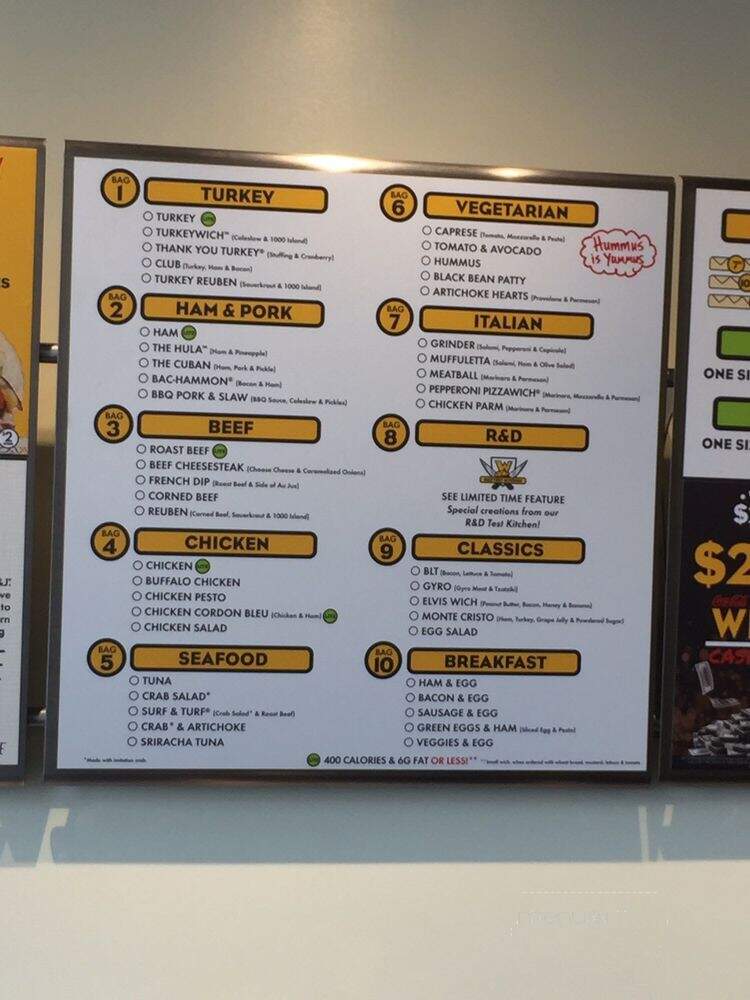 Which Wich - Saint Louis Park, MN menu_pic