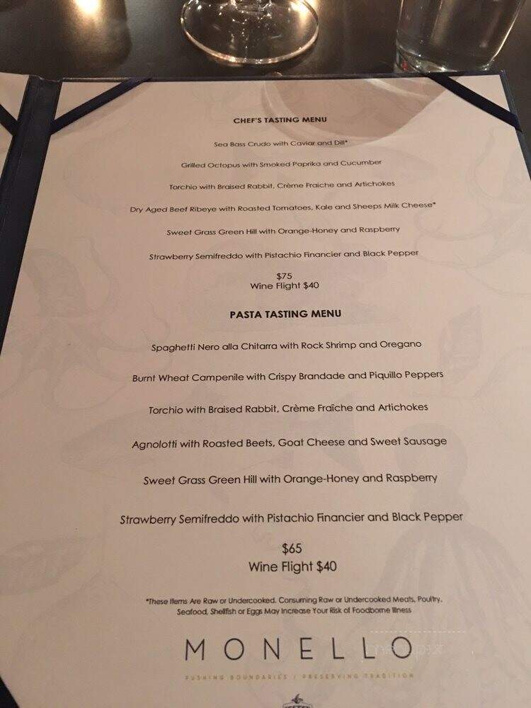 Monello - Minneapolis, MN menu_pic