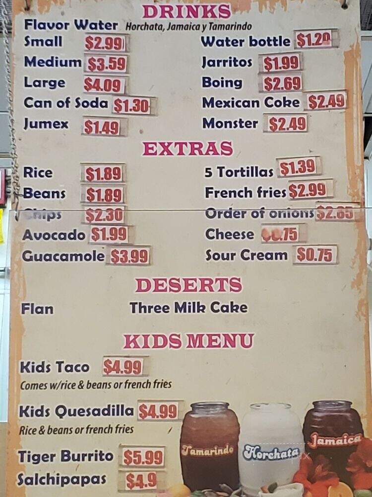 Pineda Tacos Plus - Minneapolis, MN menu_pic