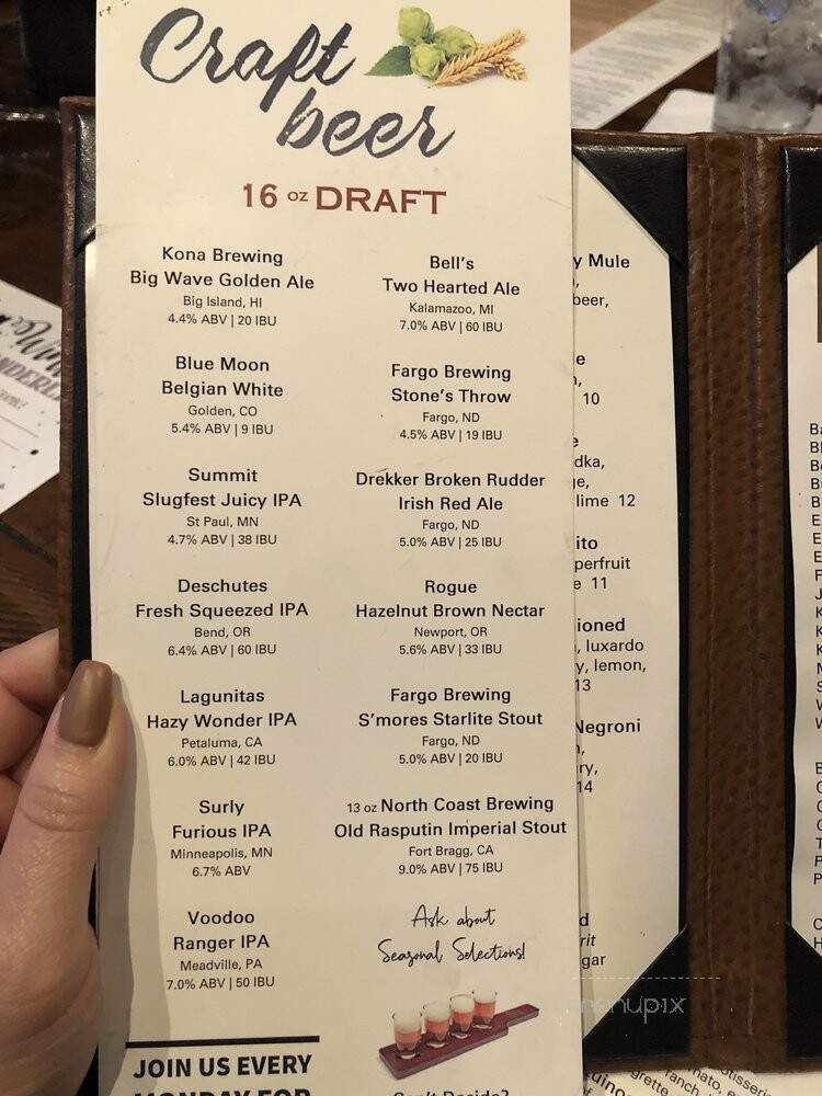 Porter Creek Hardwood Grill - Fargo, ND menu_pic