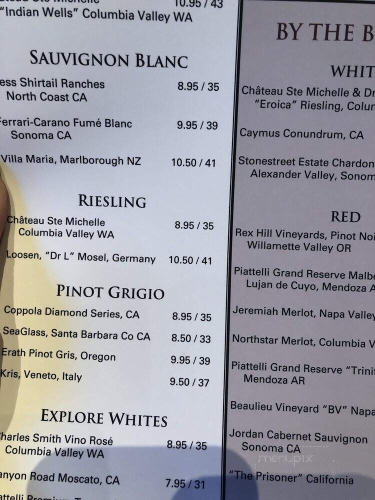 Porter Creek Hardwood Grill - Fargo, ND menu_pic