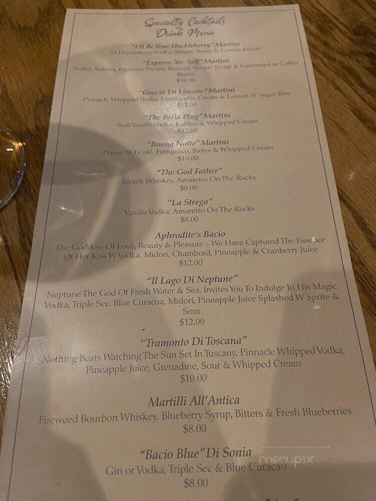La Casa Toscana - Anaconda, MT menu_pic